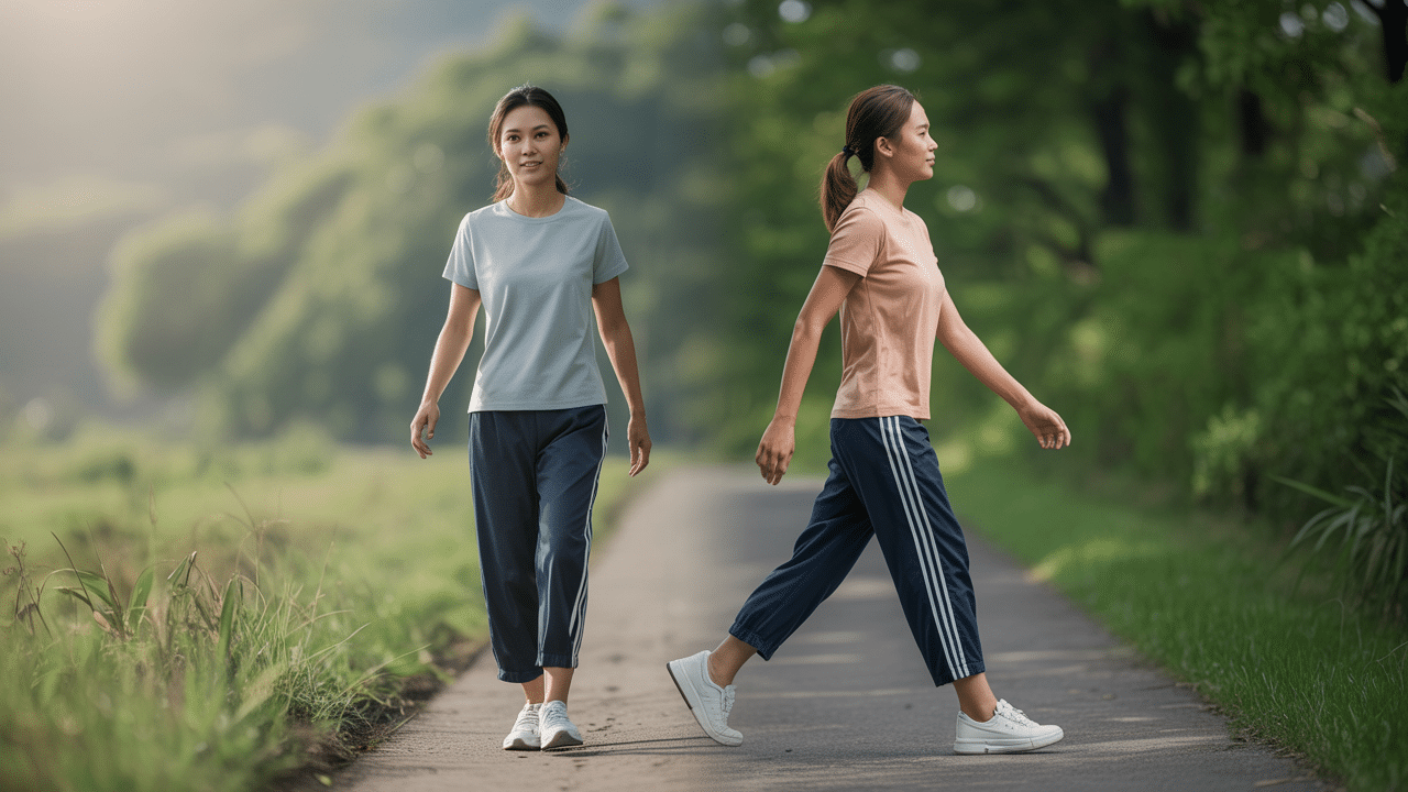 pelajari perbedaan antara berjalan lambat dan cepat serta mana yang lebih efektif membakar lemak perut. temukan tips olahraga terbaik untuk mencapai tubuh ideal anda.